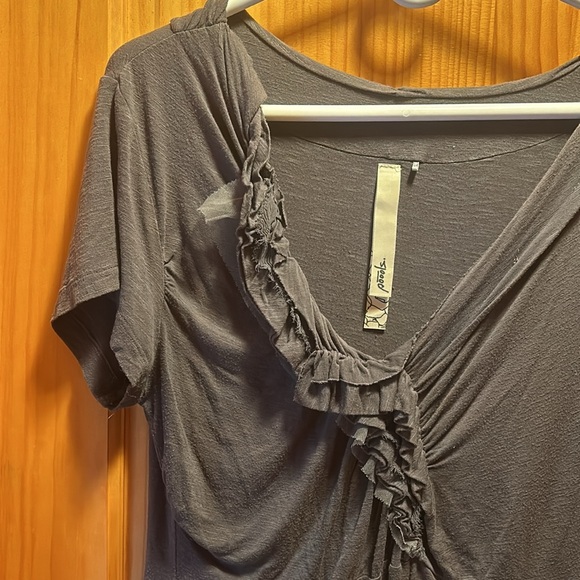 POOOLS / Holland Designed / Unique Cap Sleeve Shirt / Size: 42 (Europe) - Picture 2 of 7